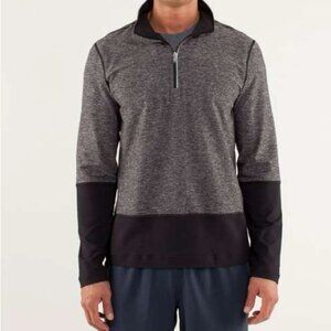 Lululemon Athletica Speed 1/2 Zip Pullover long sleeve run top Sz M 20” PTP